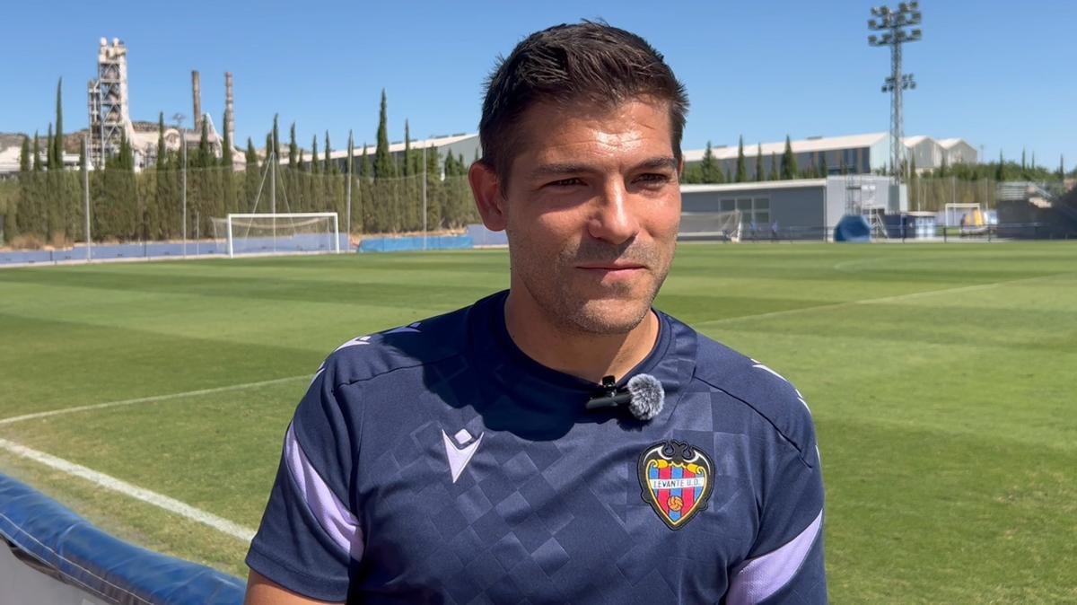 Álvaro del Moral, en declaraciones con el Levante.