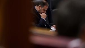 José Luis Ábalos durante un pleno en el Congreso de los Diputados.