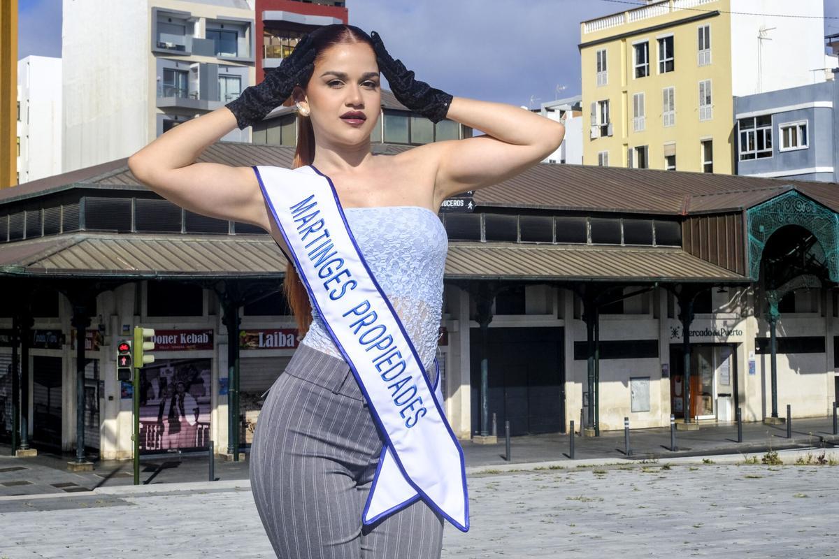 Coraima Martín, candidata a Reina del Carnaval de Las Palmas de Gran Canaria 2026