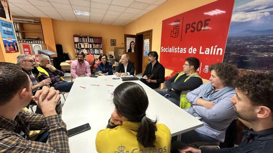 El encuentro se celebró en al sede del PSOE.