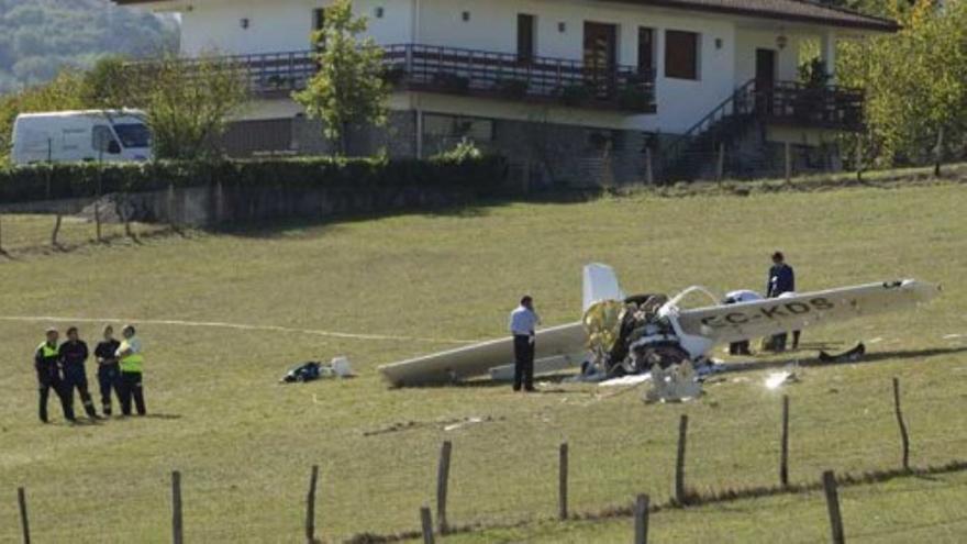 Accidente de avioneta en Amurrio