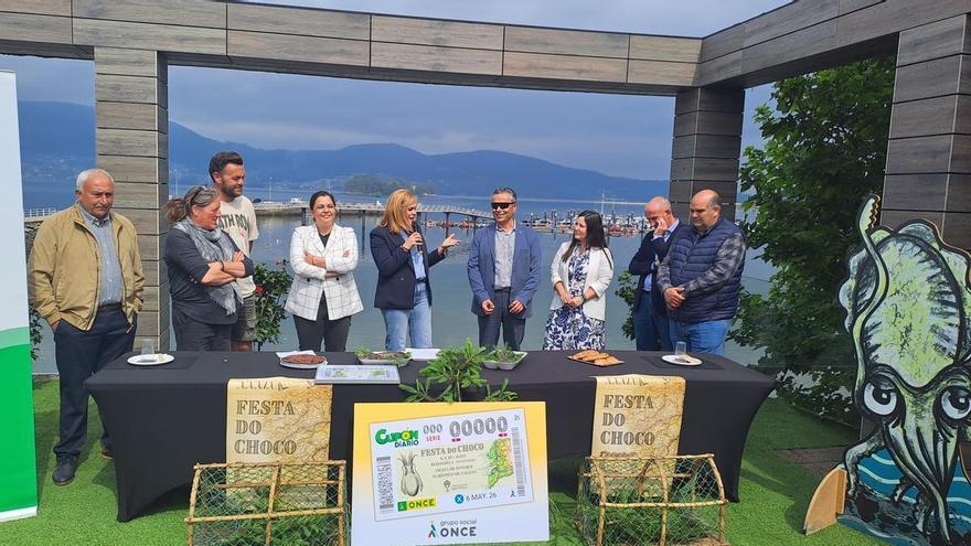 La Festa do Choco de Redondela ilustrará cinco millones de boletos de la ONCE el día 6 de mayo