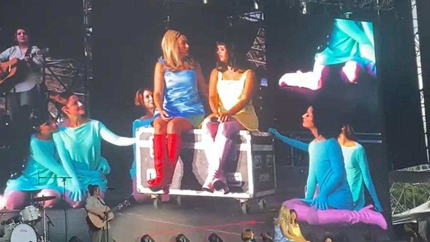 Susto en el concierto de Katy Perry