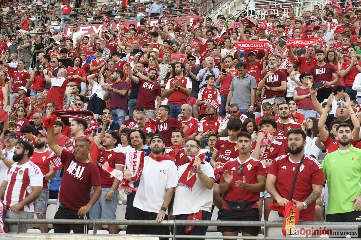 Así fue el encuentro del play off del Real Murcia y el Nástic en la lucha por el ascenso