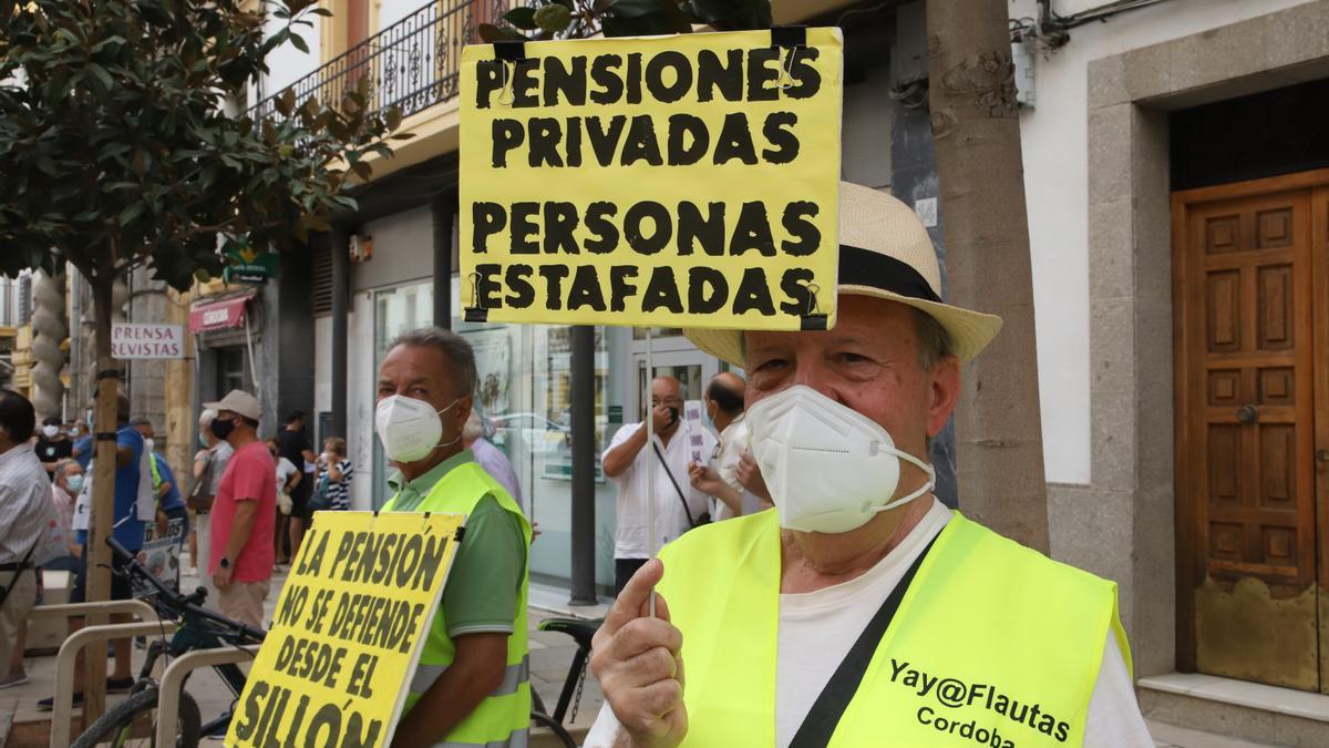 Manifestación por unas pensiones dignas en Córdoba.