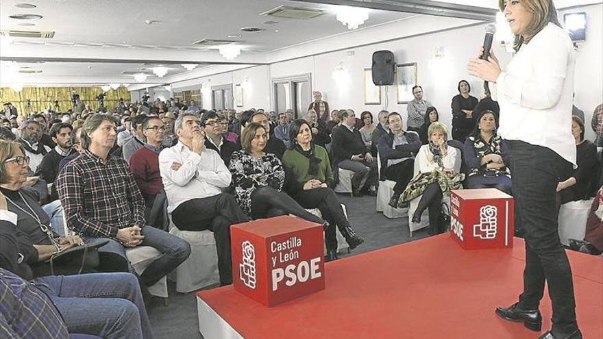 Susana Díaz, sobre el exlendakari: «En el PSOE no sobra nadie»