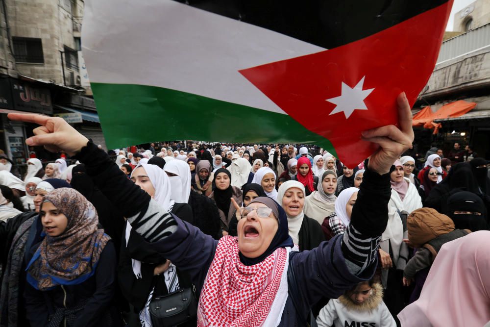 Protestas contra el gobierno en Jordania