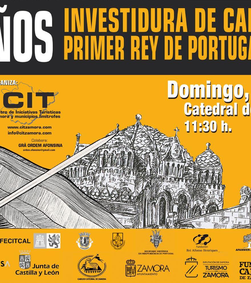 Investidura de Caballero del primer rey de Portugal den Zamora