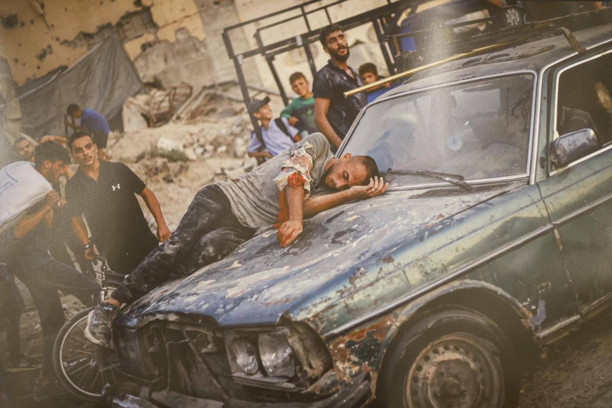 Les imatges de l'exposició fotogràfica de Gaza