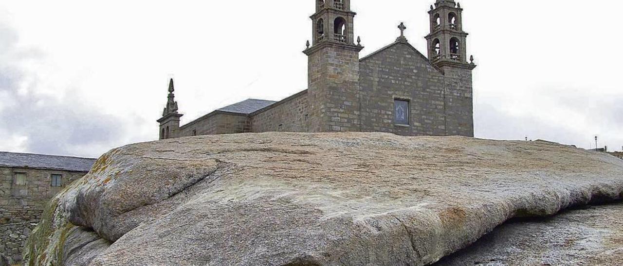 Vista da Pedra de Abalar en Muxía.