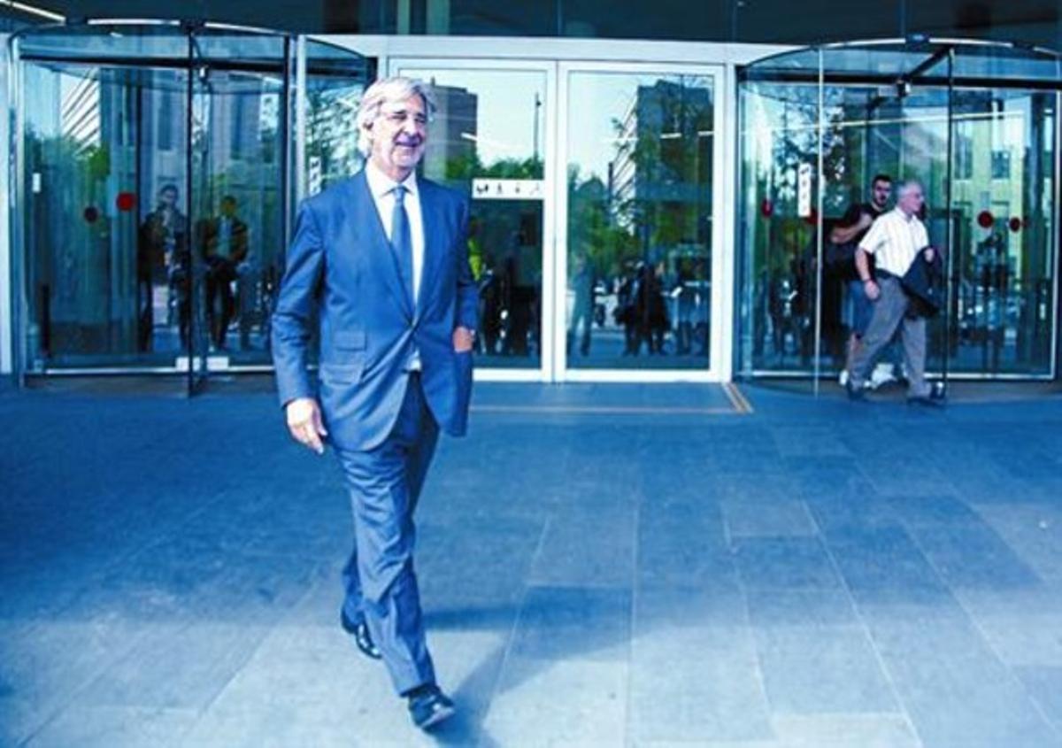 Emilio Cuatrecasas, a la sortida dels jutjats el setembre passat.