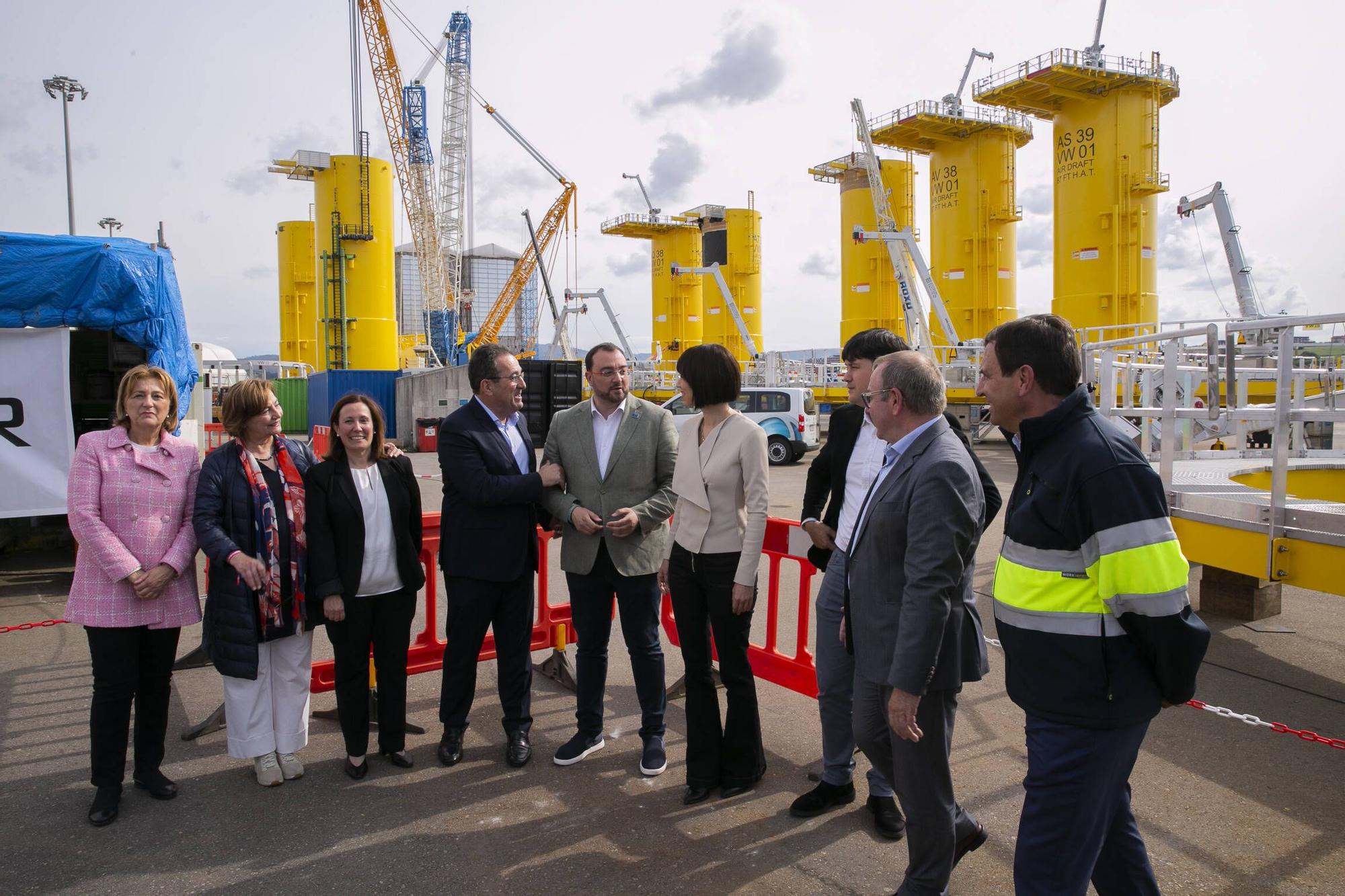 EN IMÁGENES: La visita de la ministra de Ciencia a Avilés