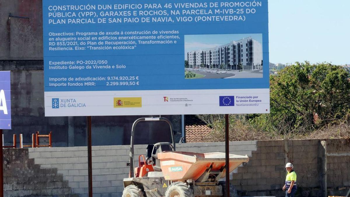 Construcción de viviendas de promoción pública en San Paio de Navia en Vigo
