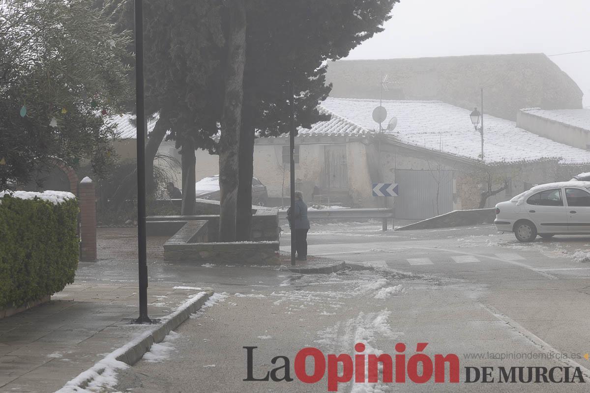 Descubre la última nevada del invierno en las proximidades de Revolcadores en Moratalla