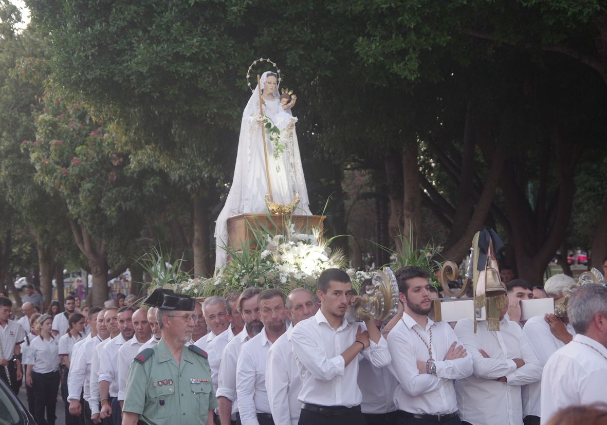 Traslado de la Virgen de las Cañas a la parroquia de Nuestra Señora de los Dolores.