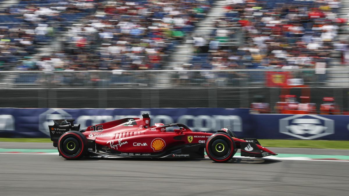 Carlos Sainz, durante el pasado Gran Premio de México.