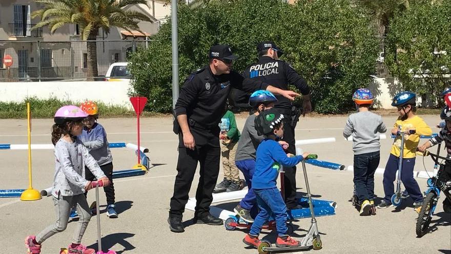 Formación vial con escolares en Porreres