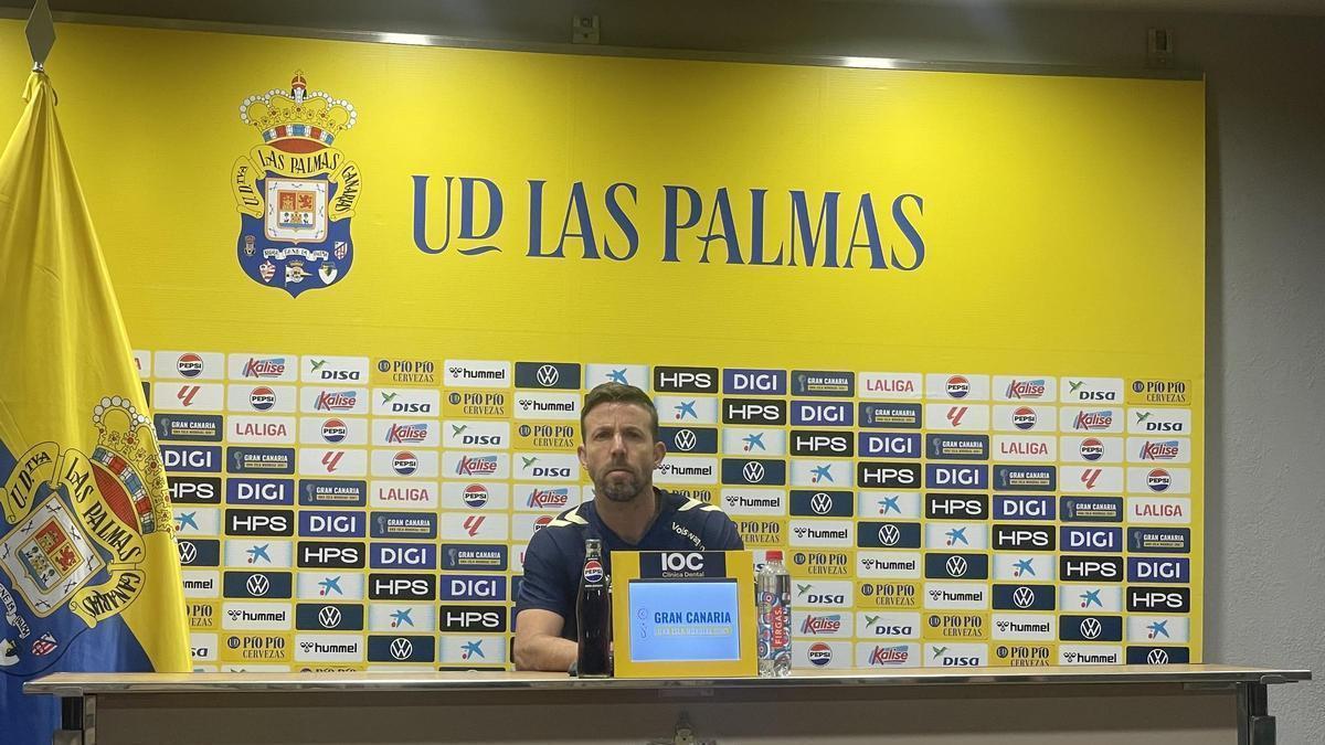 Rueda de prensa de Luis García en la previa del partido UD Las Palmas-CD Castellón