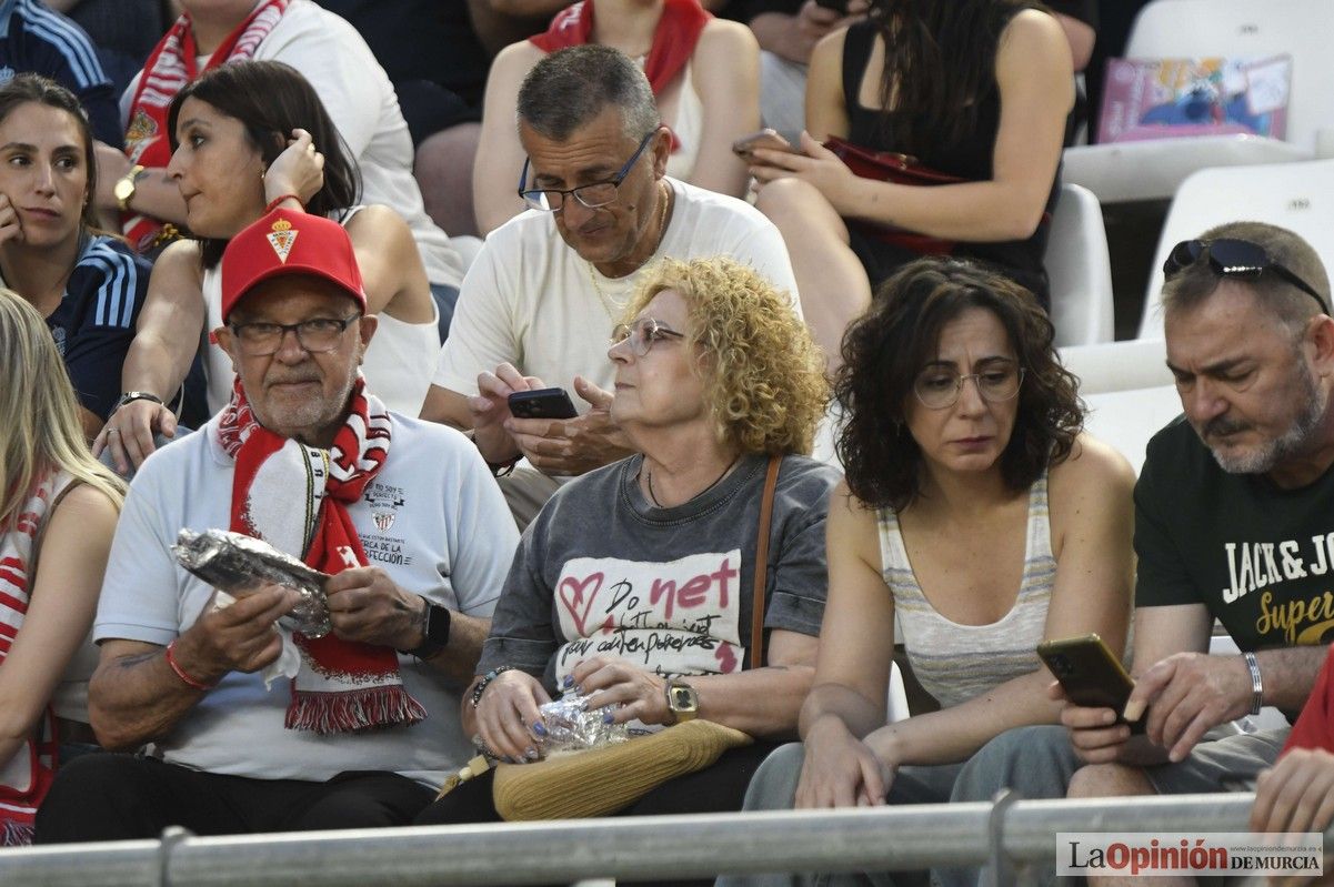 Así fue el encuentro del play off del Real Murcia y el Nástic en la lucha por el ascenso