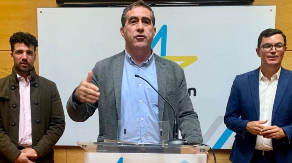 Francis Candil -centro-, David Suárez -izquierda- y Pablo Rodríguez -derecha-. | | LP/DLP