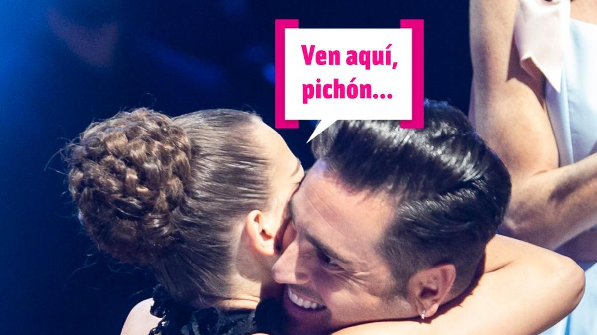 David Bustamante y Yana Olina se funden en un abrazo después de su actuación