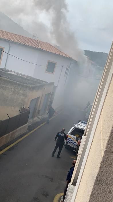 Incendio de una casa en Andratx