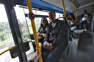 En imágenes: un viaje por varias rutas del transporte urbano de Avilés