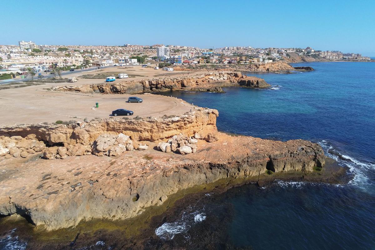 Vista de la costa norte del término municipal de Torrevieja