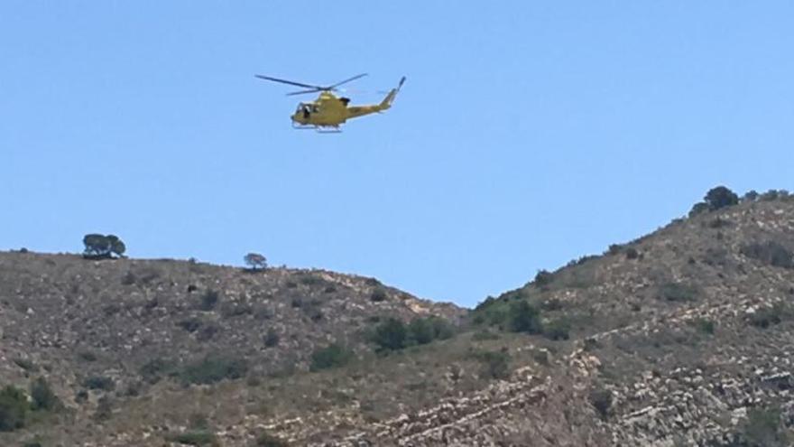 Cuatro rescatados en la Serra Gelada tras pasar seis horas andando a pleno sol