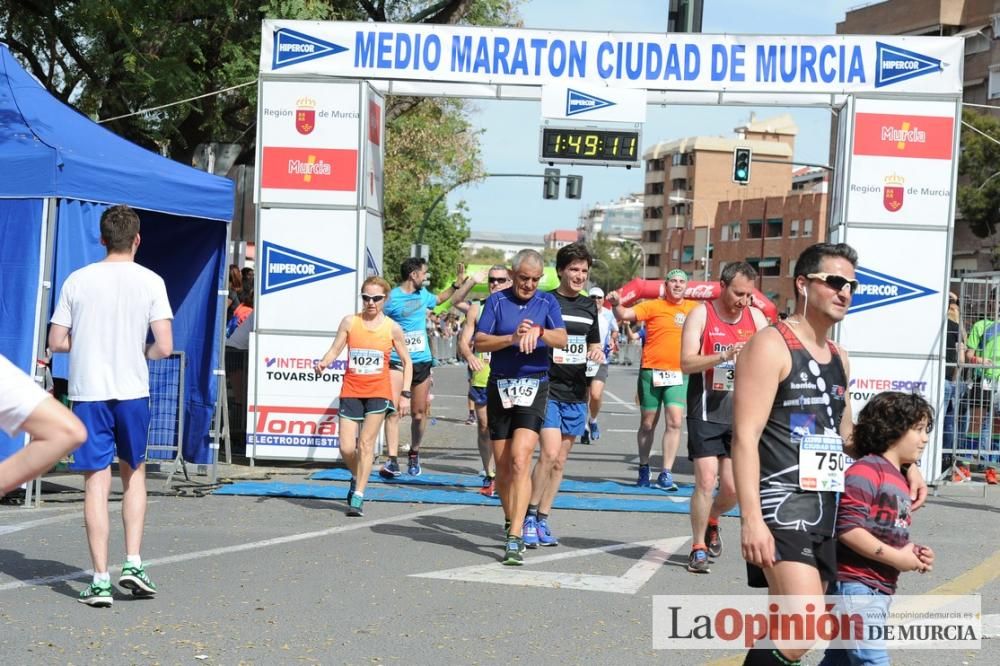 Media Maratón de Murcia: llegada (2ª parte)