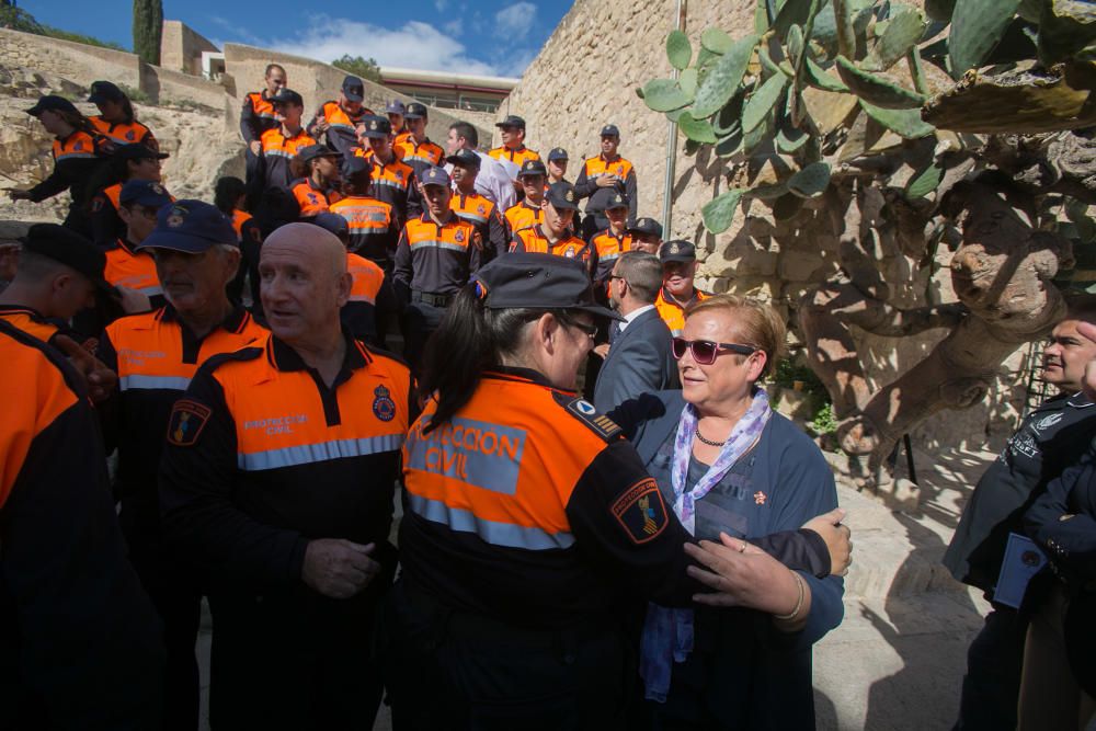 Homenaje a los voluntarios de Protección Civil