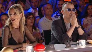 Edurne y Risto Mejide en Got Talent