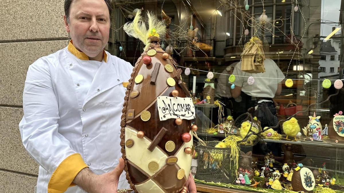 Marcos Menéndez de Ancomar, y las monas de Pascua que son resultado de tiempo, dedicación y buena materia prima