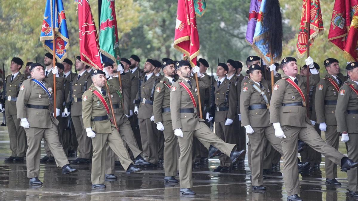 Acto de la BRIX por el día de la Inmaculada, patrona de España y del arma de infantería.