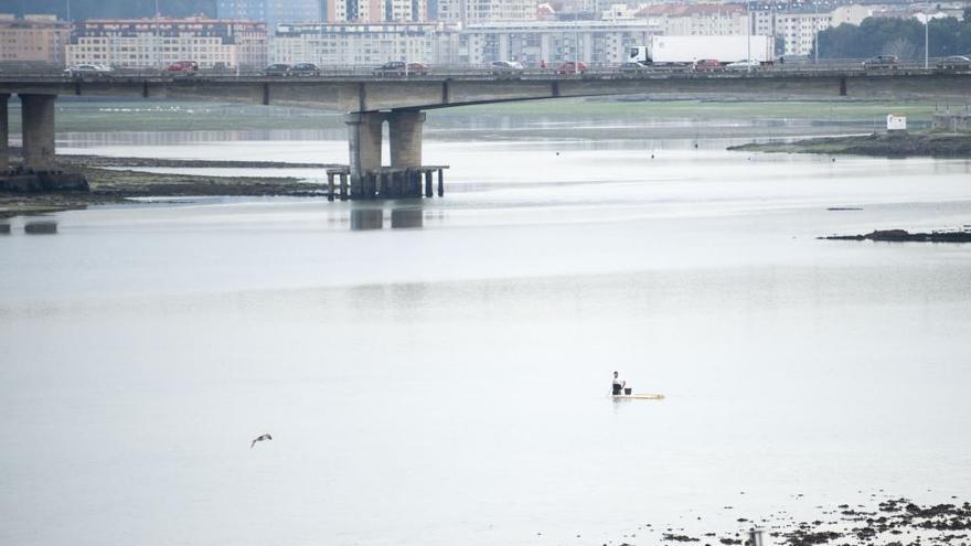 Vista de la ría de O Burgo.