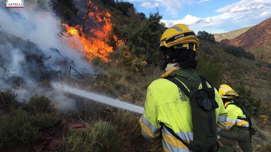 Estabilizado el fuego de Montán