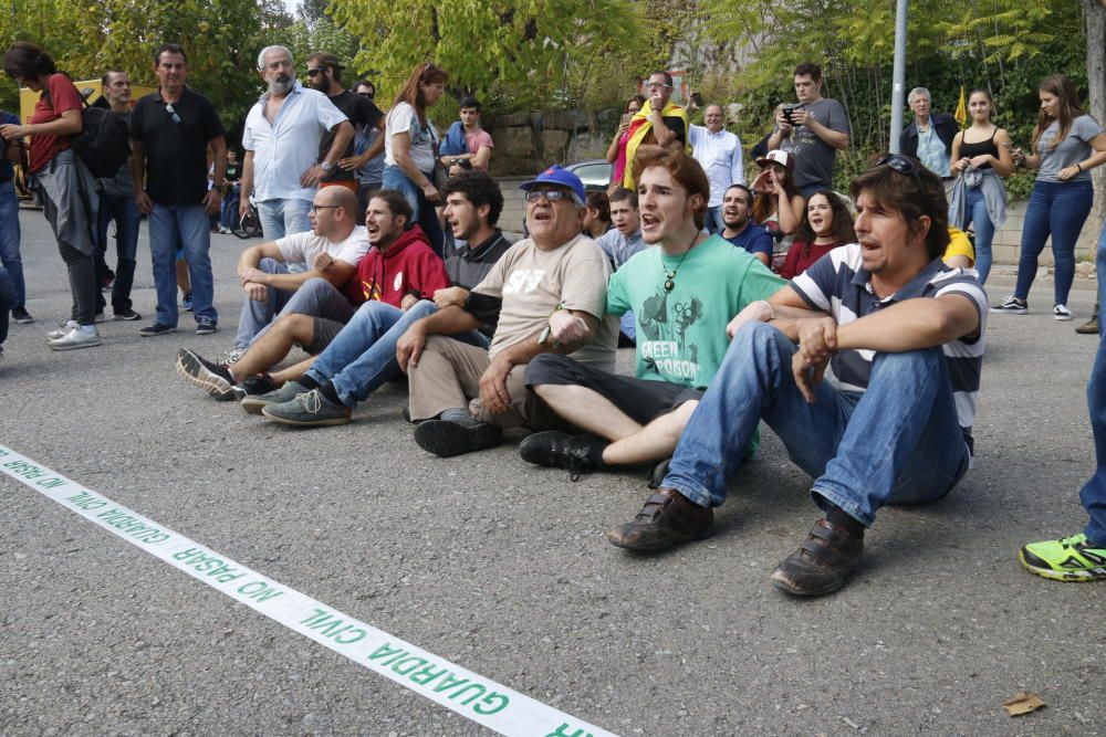 La reacció popular a l'atac de la Guàrdia Civil