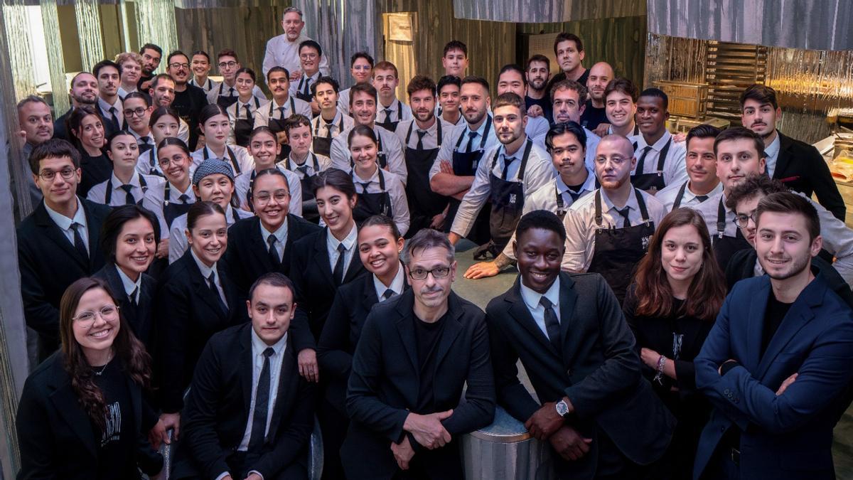 El equipo del restaurante Enigma.