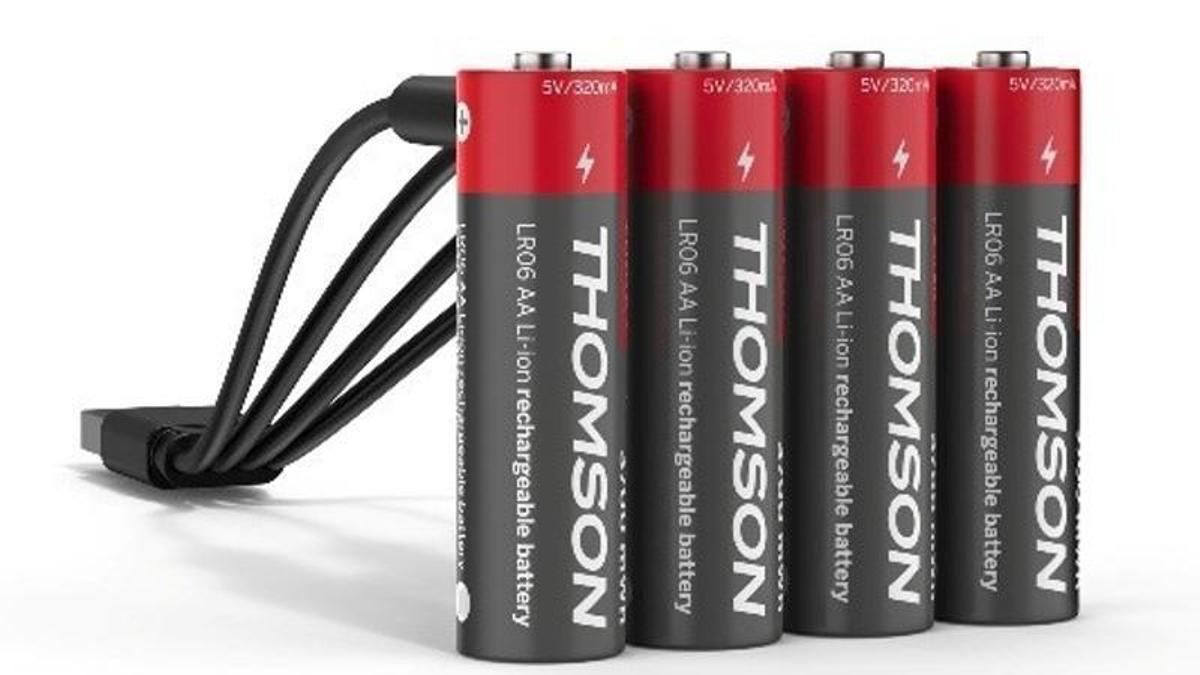 Thomson, USB-C şarj edilebilir AA ve AAA pilleri piyasaya sürüyor