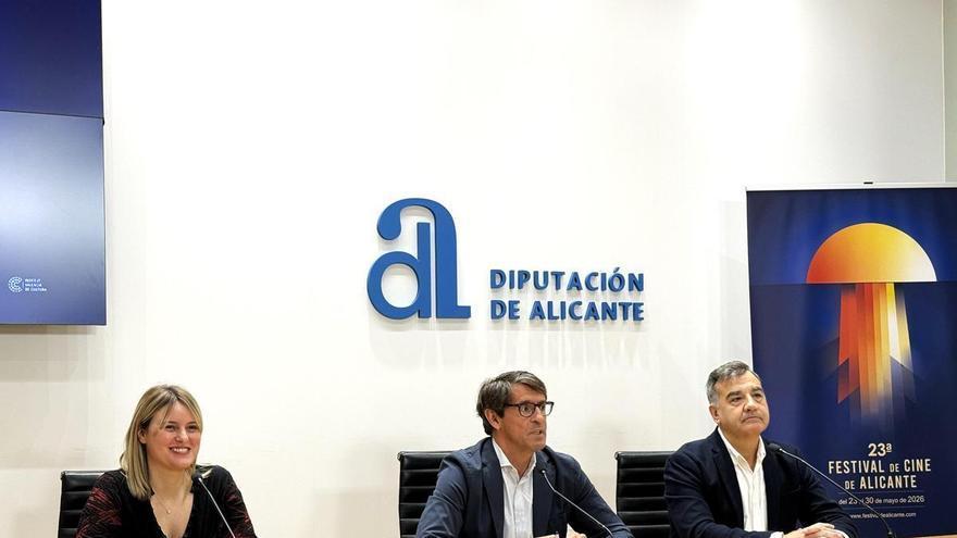 Luces, sombras y lentes cinematográficas: así es el nuevo cartel del Festival Internacional de Cine de Alicante