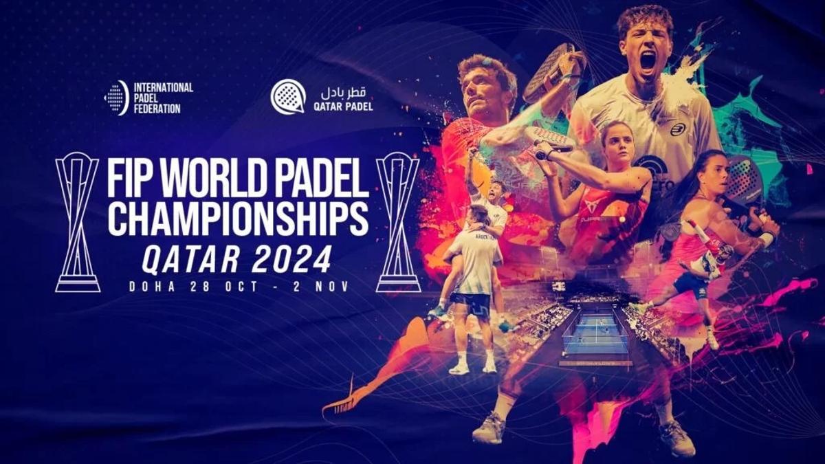 Cartel promocional del Mundial de Pádel