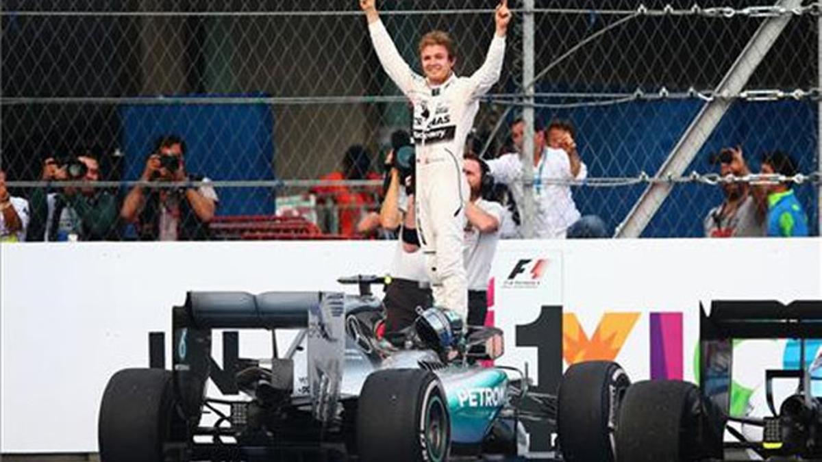 Rosberg triunfó en México