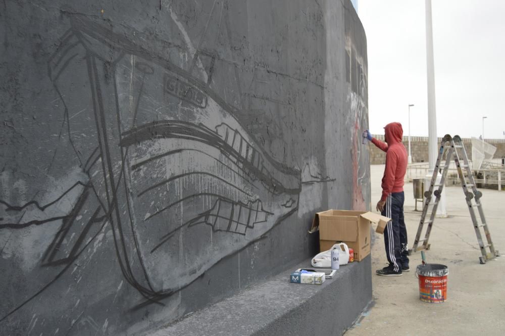 Gijón se llena de grafitis