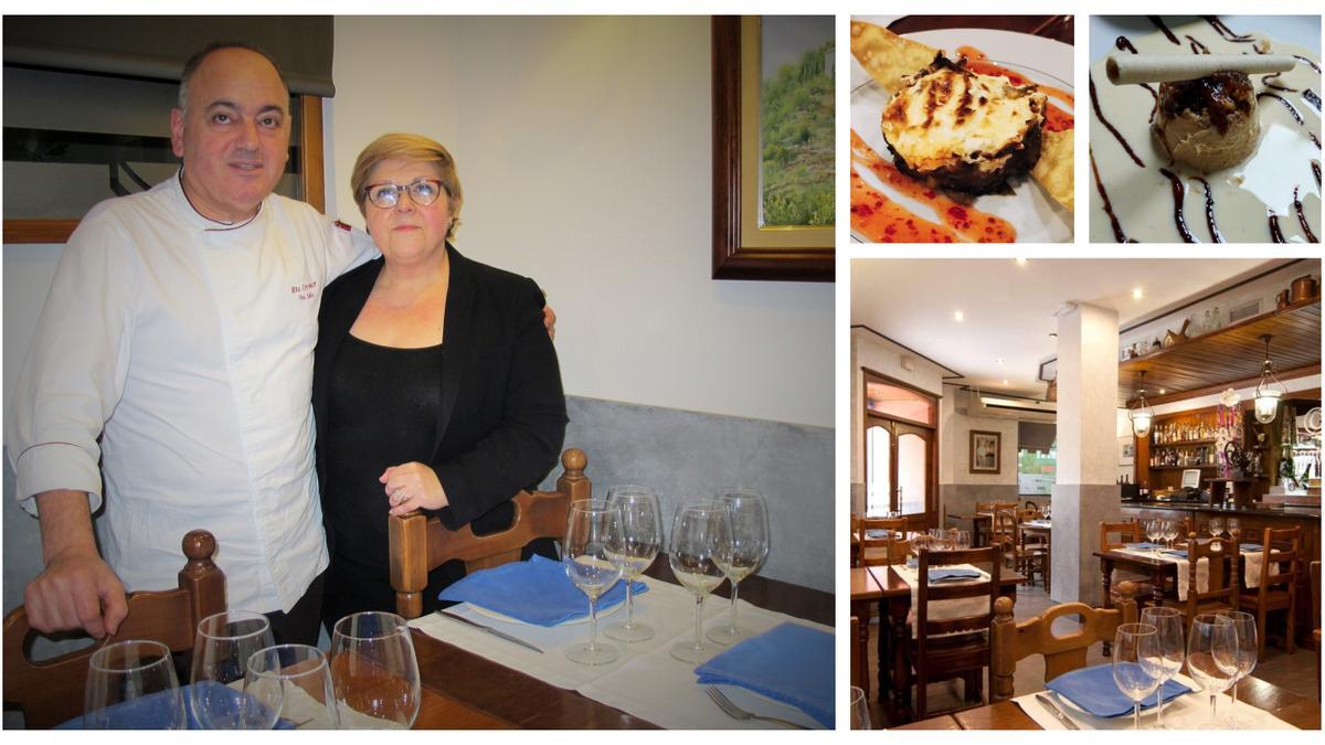 Vicente Edo y Sali Gonell, una pareja de 10 en el ámbito personal y profesional, que han gestionado y gestionan con maestría el popular restaurante.