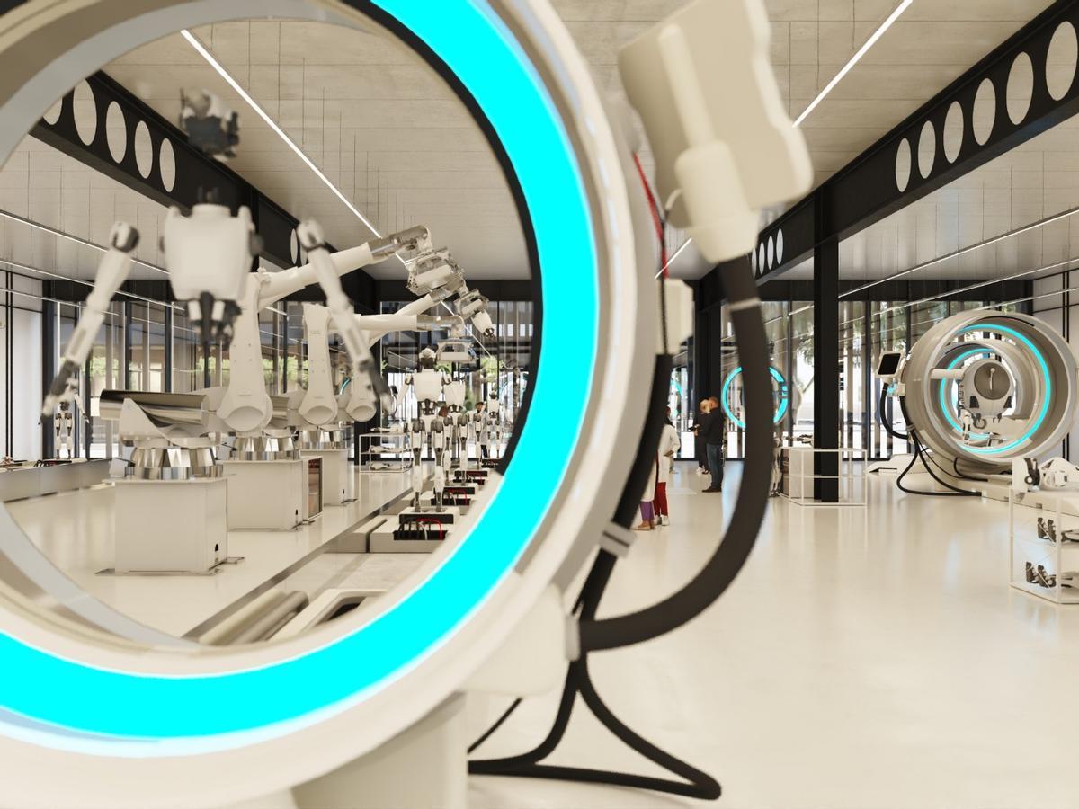 Render de las futuras instalaciones de los edificios que ampliarán las instalaciones actuales de DFactory Barcelona