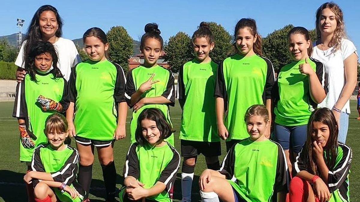 El equipo alevín femenino de la PB Gualba debuta esta temporada