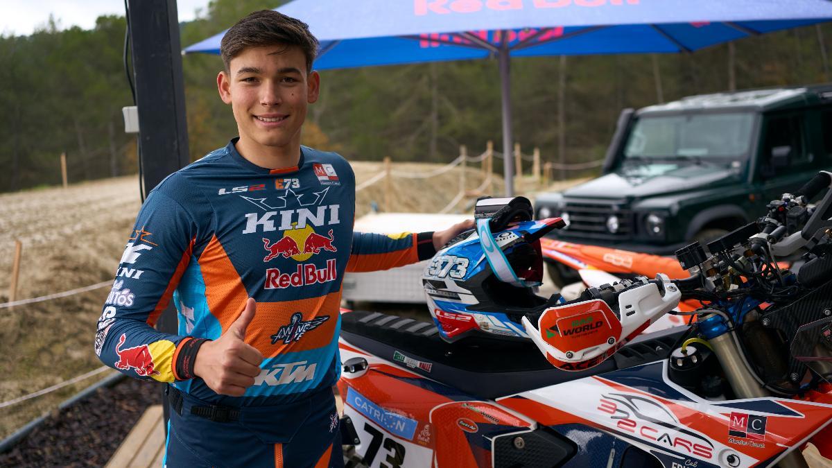 Edgar Canet, piloto de KTM para el Dakar