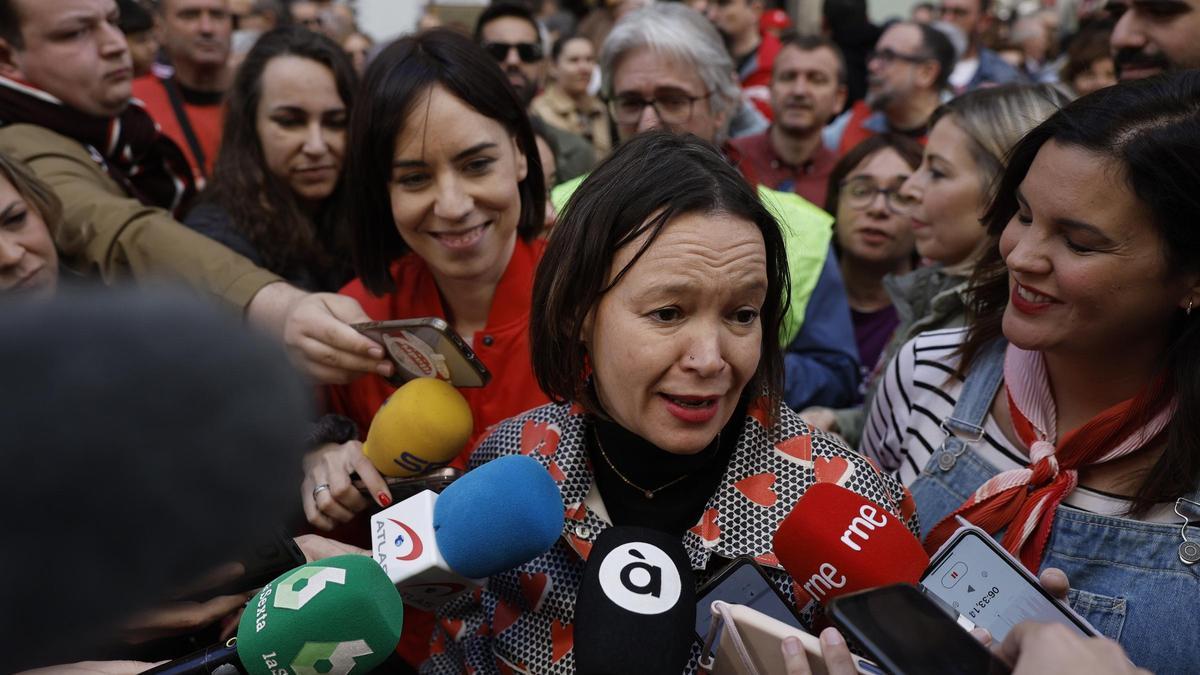 La exministra Leire Pajín forma parte de la candidatura del PSOE para las europeas