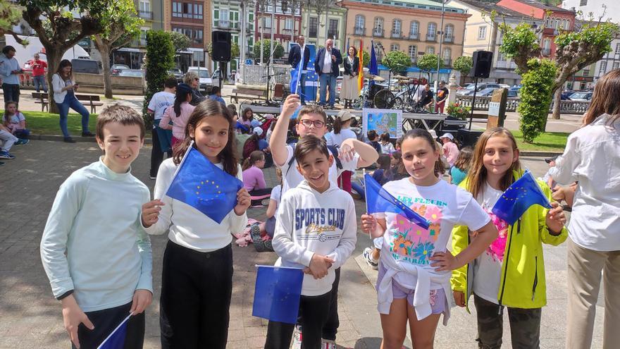 Vegadeo celebra Europa entre escolares: &quot;Deben conocer su importancia&quot;