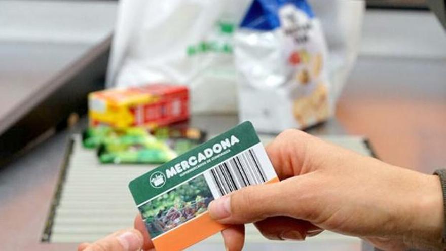 Antigua tarjeta de fidelización de Mercadona.